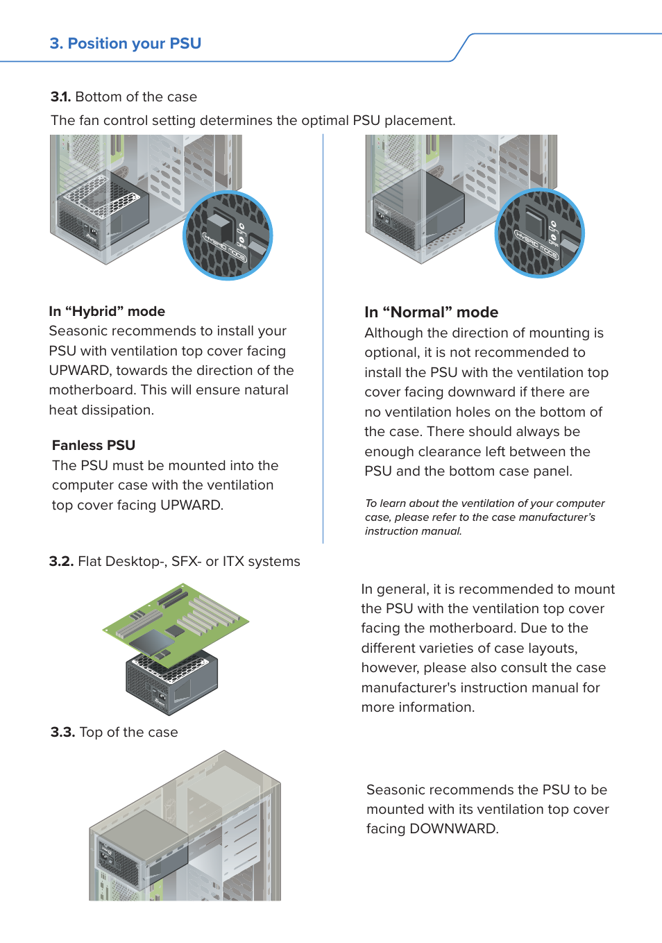 SeaSonic Electronics GX-1000W 80-PLUS Gold PCIE5 Modular Power Supply User Manual | Page 3 / 96