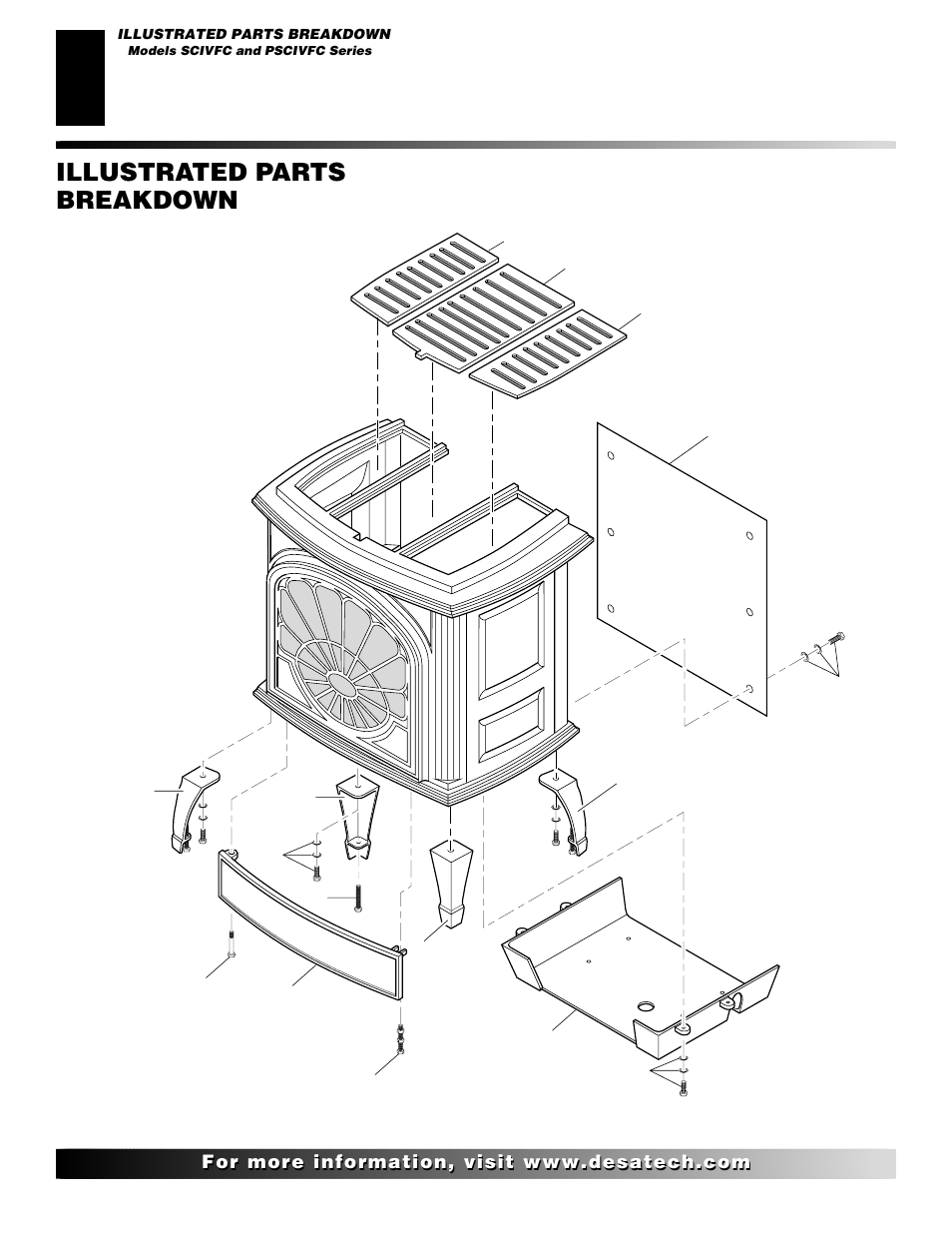 Illustrated parts breakdown | Desa SBVBN(C) User Manual | Page 30 / 36