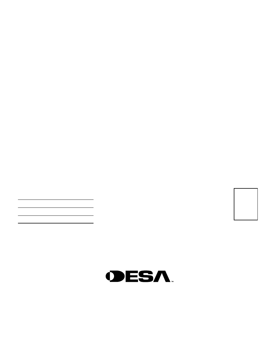 Desa SBVBN(C) User Manual | Page 34 / 36