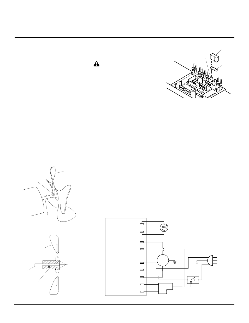 Owner’s manual, Specifications, Service procedures | Wiring diagram, Continued, Ignition control assembly | Desa D20H User Manual | Page 13 / 22