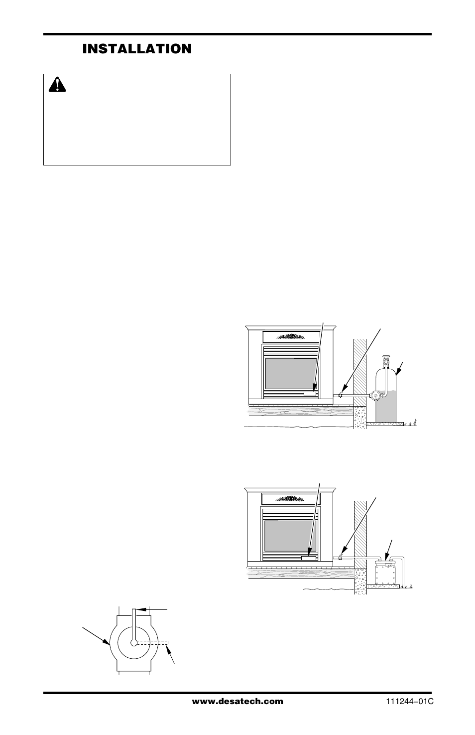 Installation, Continued | Desa FDCFRN User Manual | Page 18 / 44