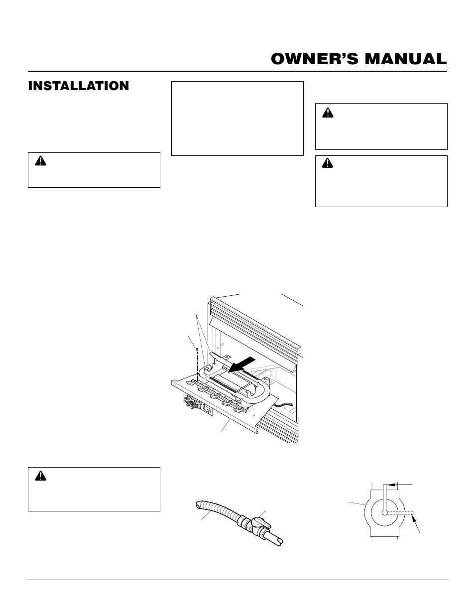 Owner’s manual, Installation, Continued | Desa VI33PR User Manual | Page 11 / 28
