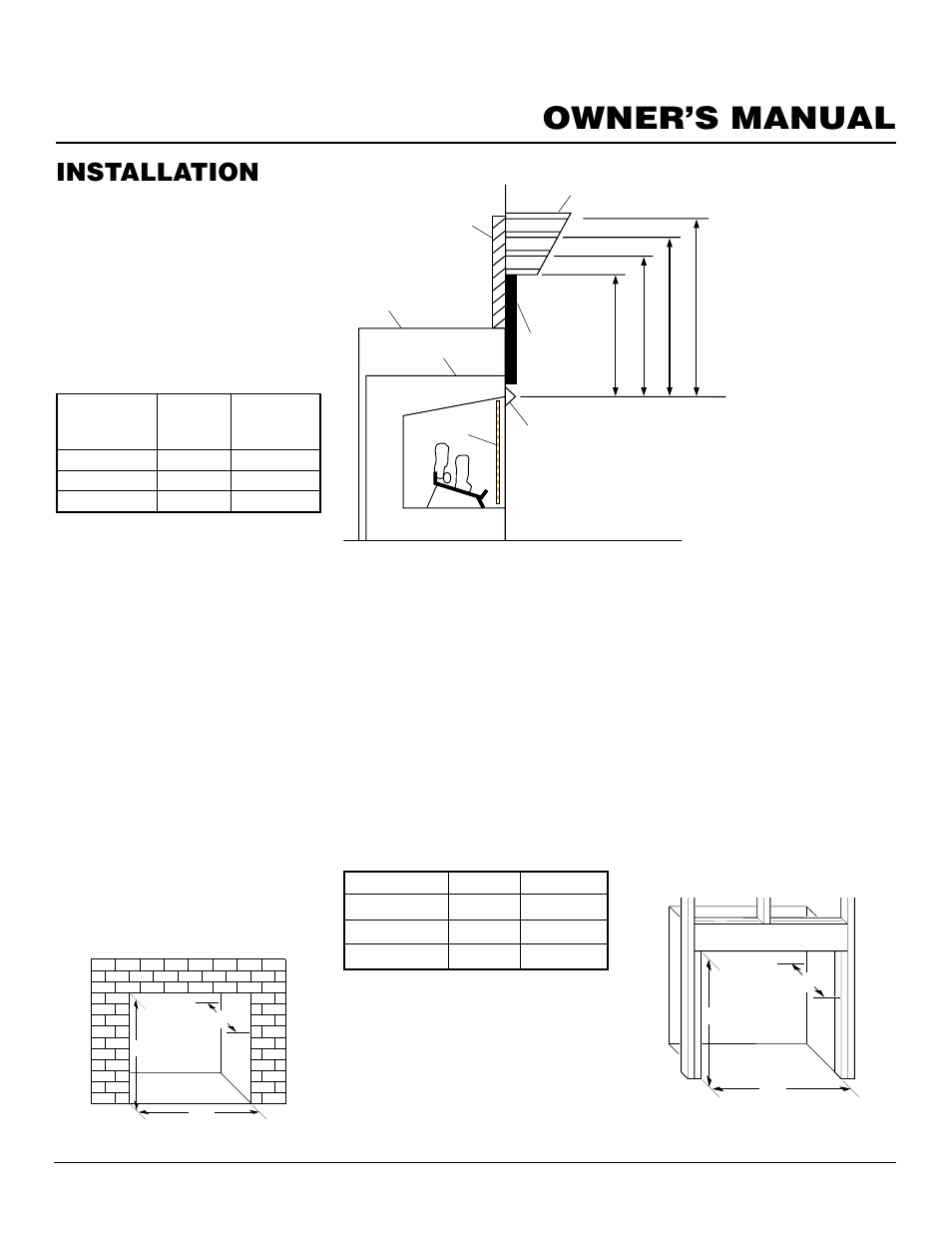 Owner’s manual, Installation, Continued | Desa VI33PR User Manual | Page 9 / 28