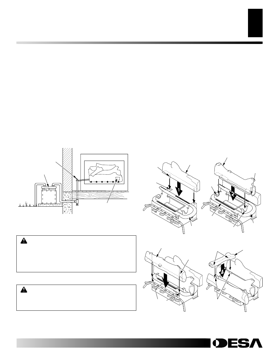 Installation, Continued | Desa CGD3930N User Manual | Page 13 / 40