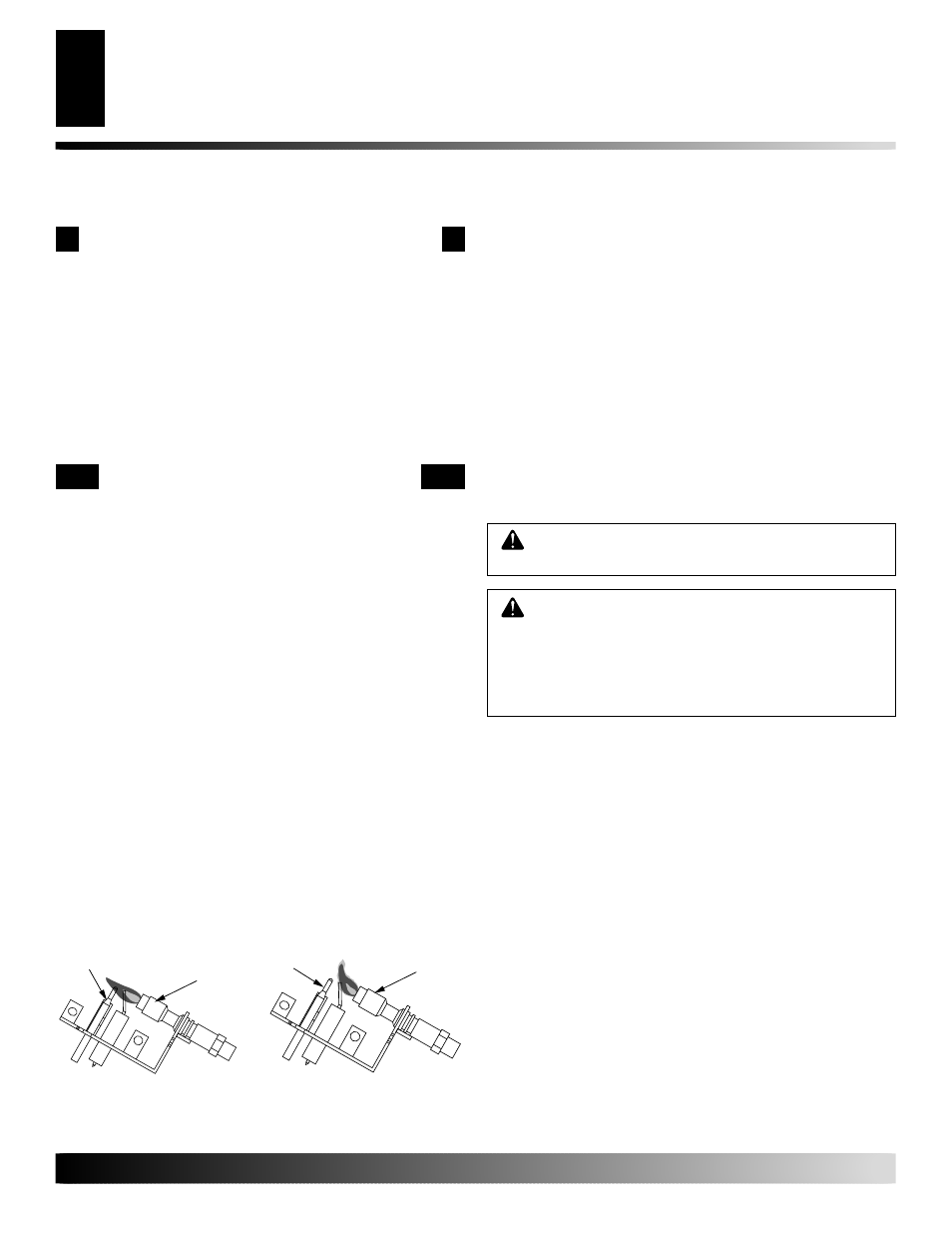 Operating heater, Inspecting burners, Cleaning and maintenance | Desa CGD3930N User Manual | Page 20 / 40