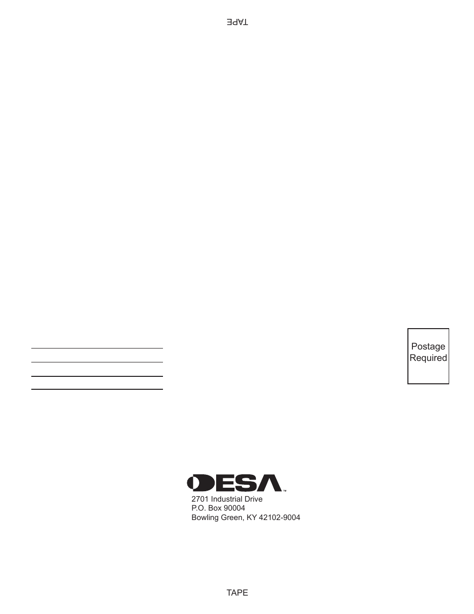 Desa (V)TC36N SERIES User Manual | Page 38 / 40