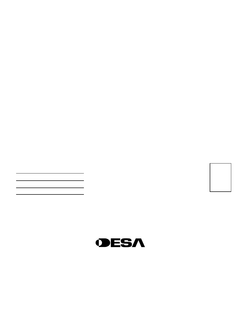Desa CRL2718 User Manual | Page 40 / 42