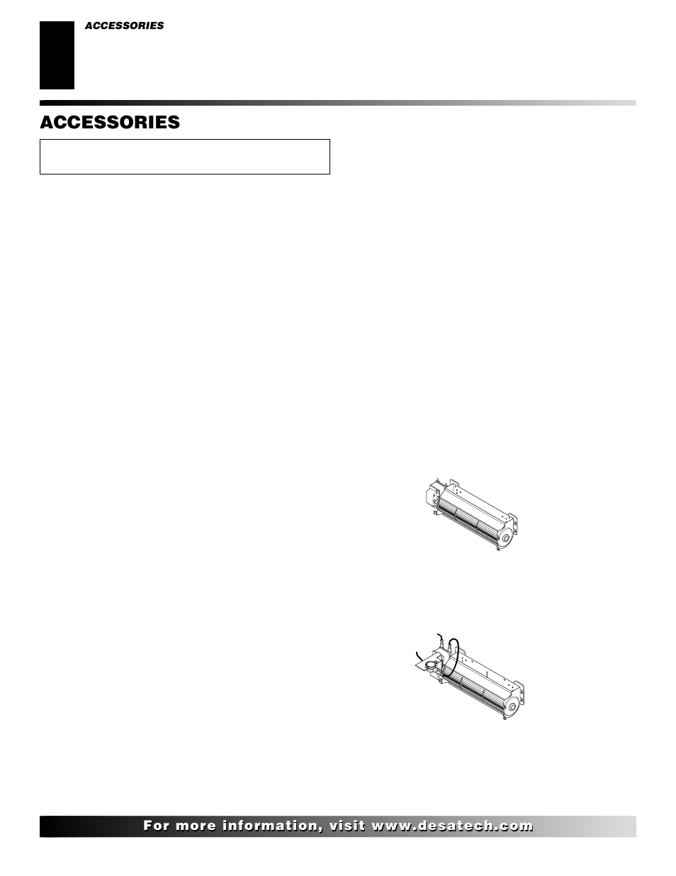 Accessories | Desa CHDV47NR User Manual | Page 42 / 44