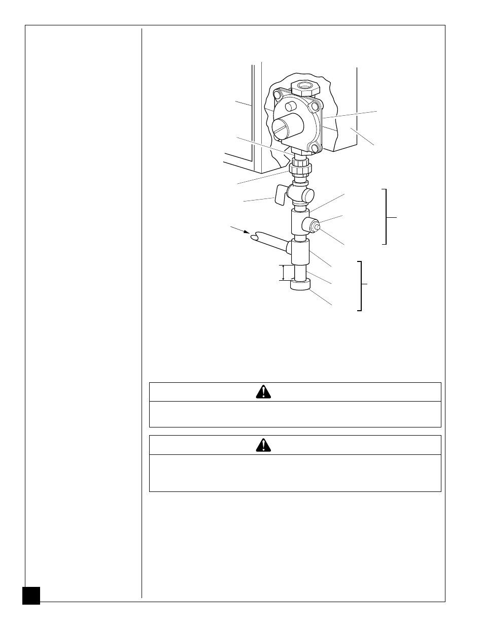 Checking gas connections, Connecting to gas supply, Warning | Desa CGN10 User Manual | Page 14 / 28