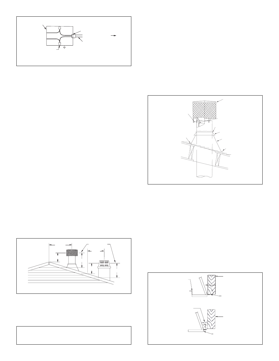 Penetrating the roof, 10 foot rule, Terminations | For round top termination on roof, Fireplace enclosure: cold climate installations, Important | Desa C42EC2 User Manual | Page 4 / 8