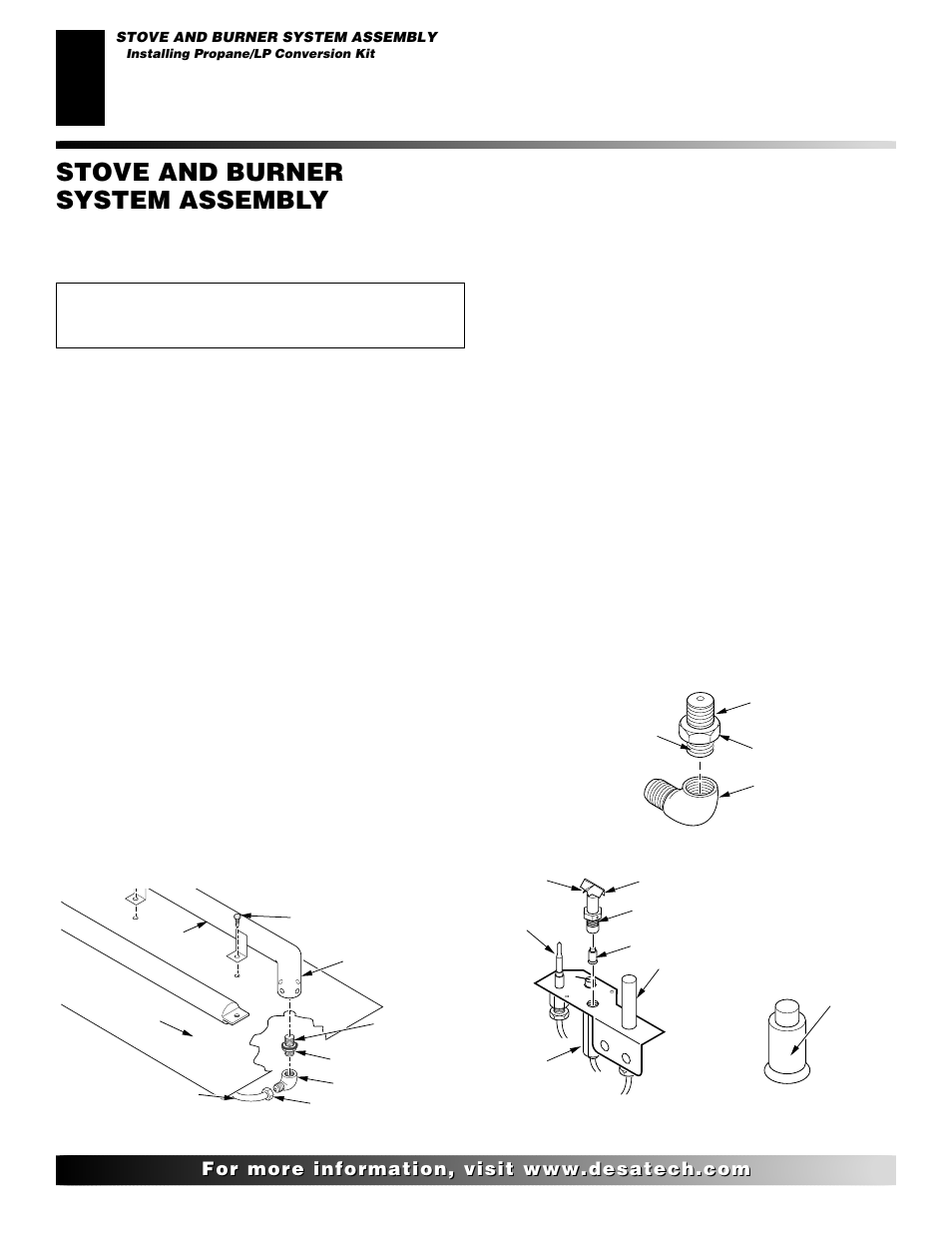 Stove and burner system assembly, Continued | Desa CSDPBN User Manual | Page 8 / 42