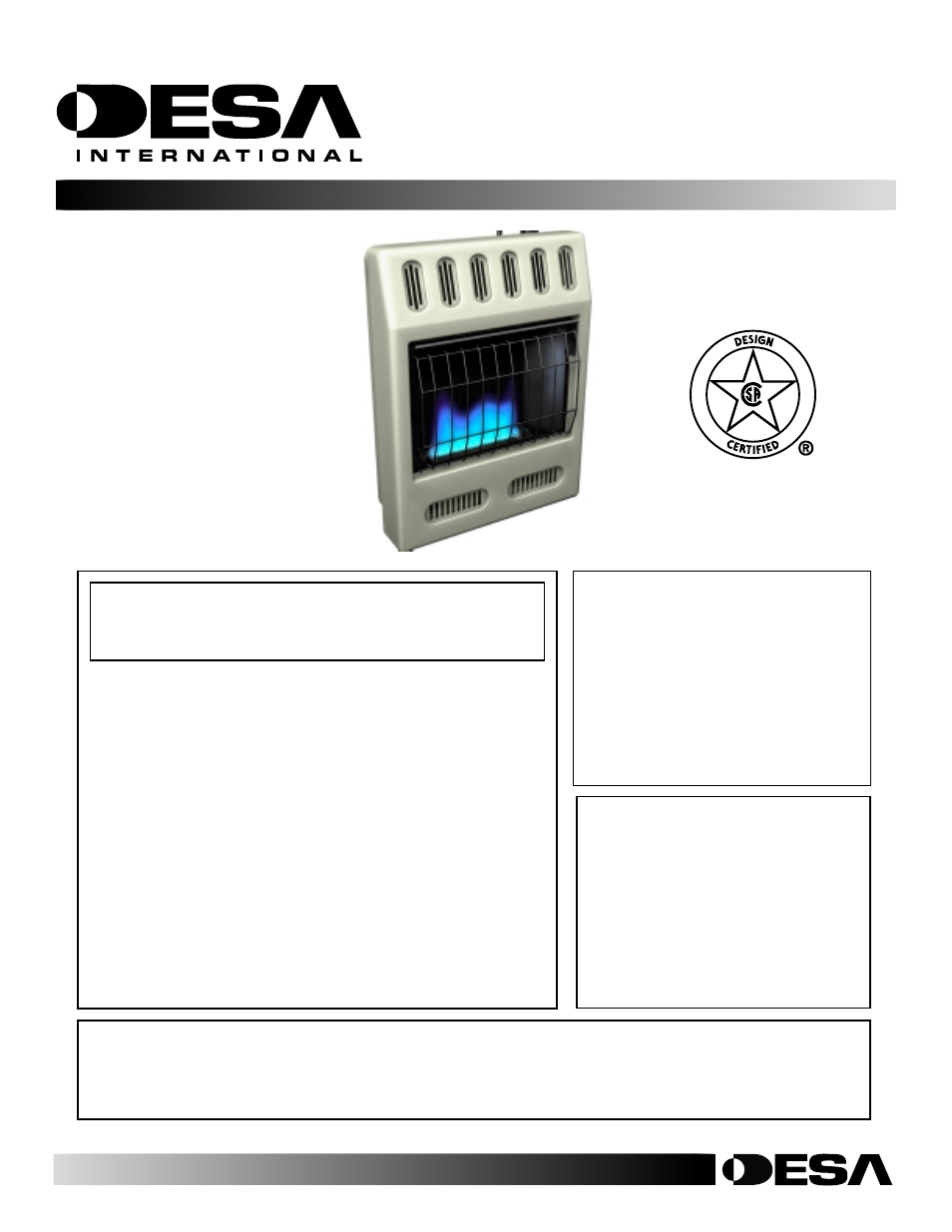 Desa GWP20T GWN30T User Manual | 28 pages