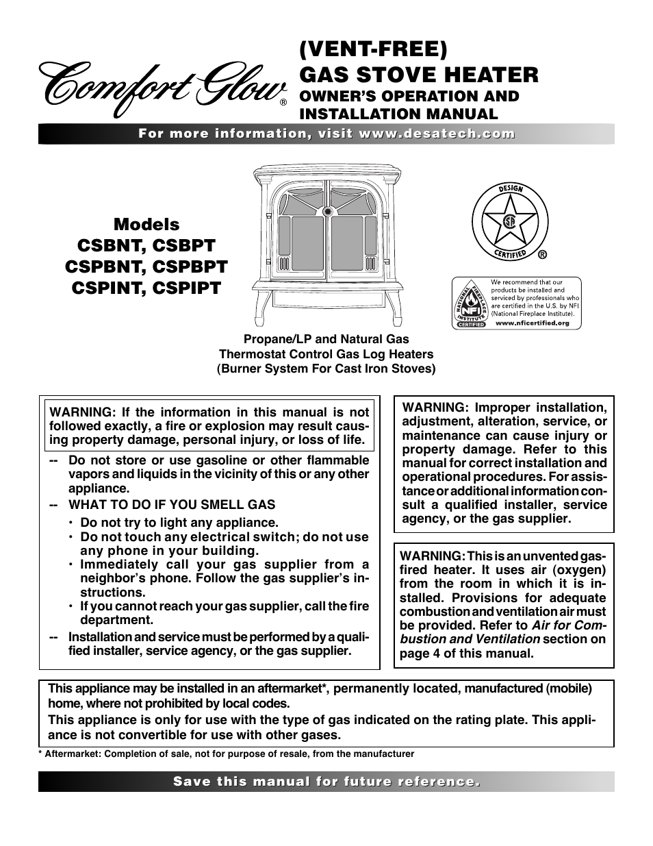 Desa CSPIPT User Manual | 26 pages