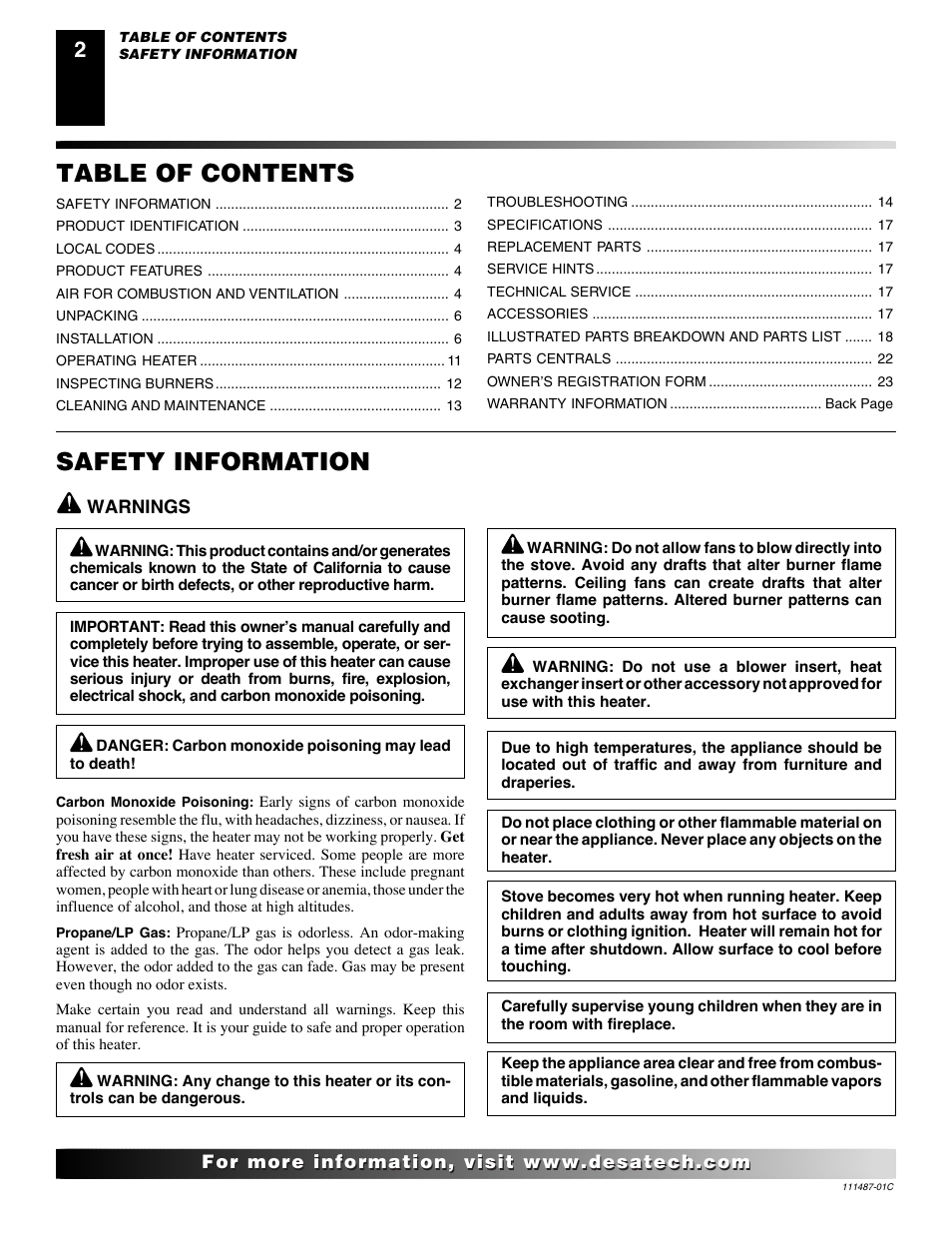 Desa CSPIPT User Manual | Page 2 / 26