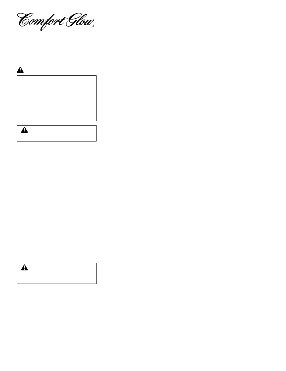 Natural gas heater cgn10a and cgn6, Safety information | Desa CGN10A User Manual | Page 2 / 20