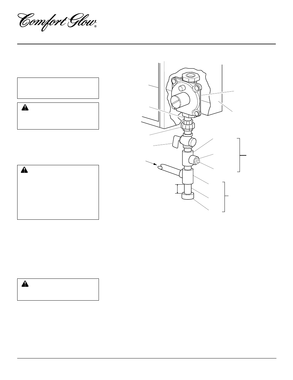 Natural gas heater cgn10a and cgn6, Connecting to gas supply | Desa CGN10A User Manual | Page 8 / 20