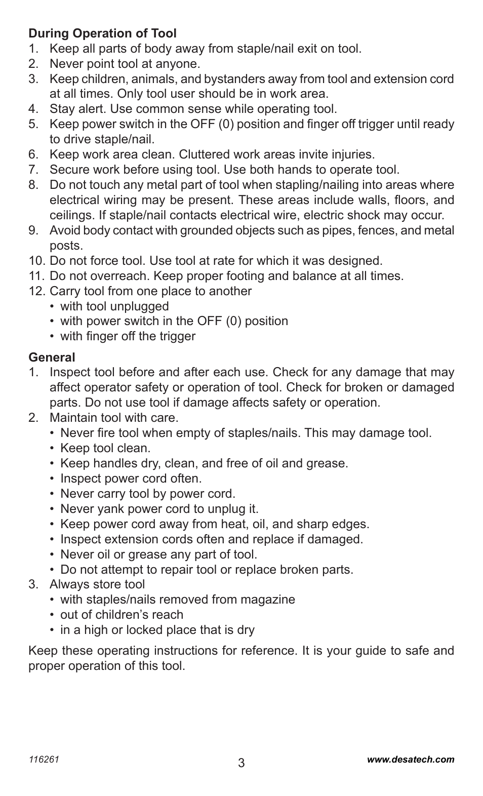 Desa PEBNS11/4-B User Manual | Page 3 / 24