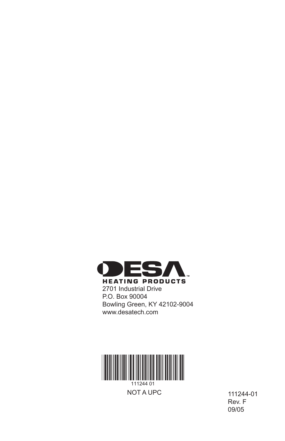 Desa FDCFTP User Manual | Page 48 / 48