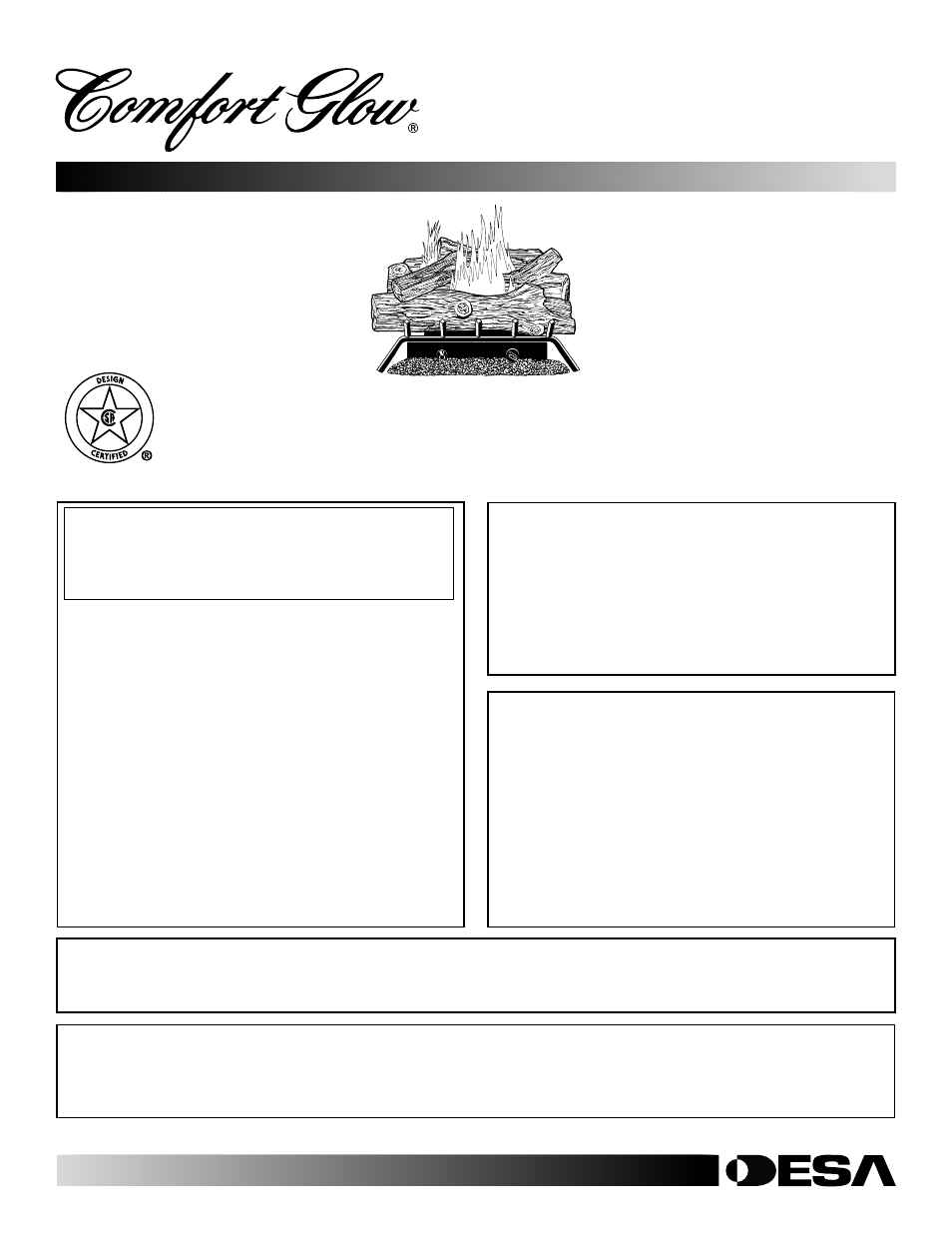 Desa CGD3018N User Manual | 40 pages