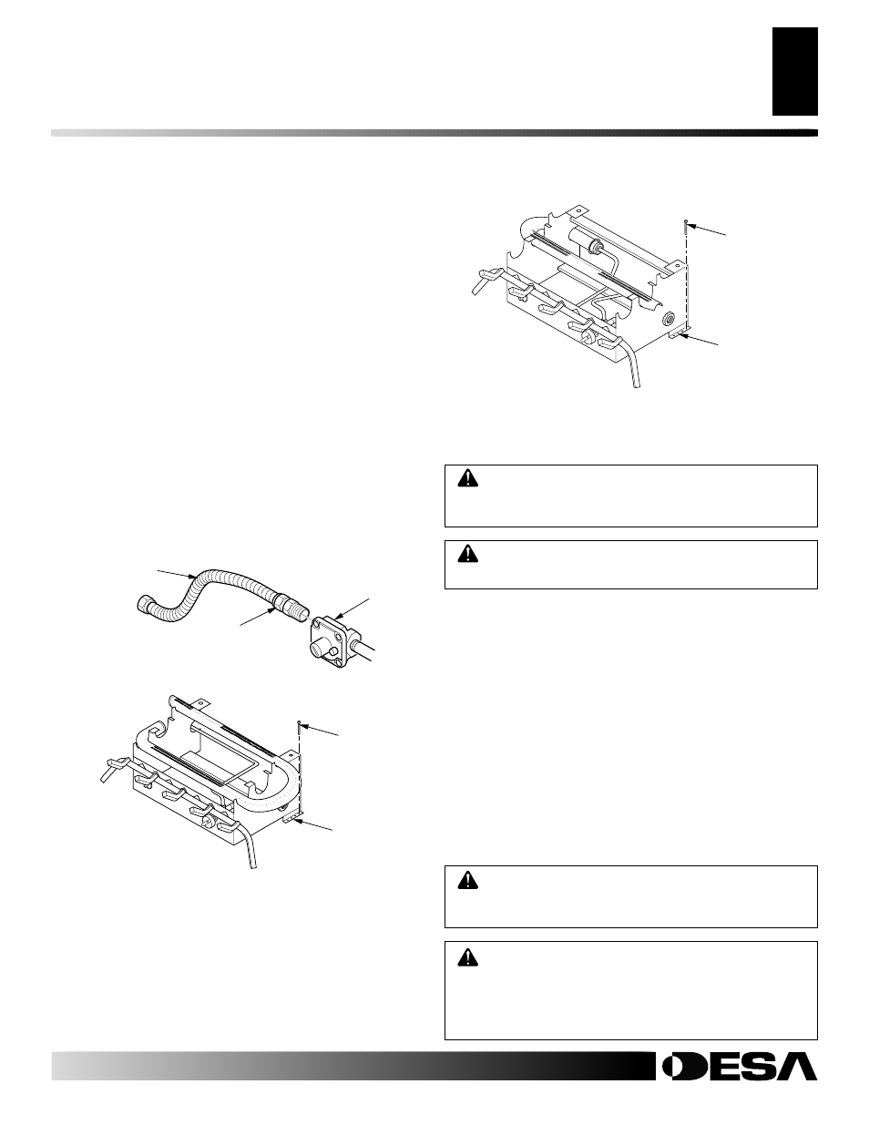 Installation, Continued | Desa CGD3018N User Manual | Page 11 / 40