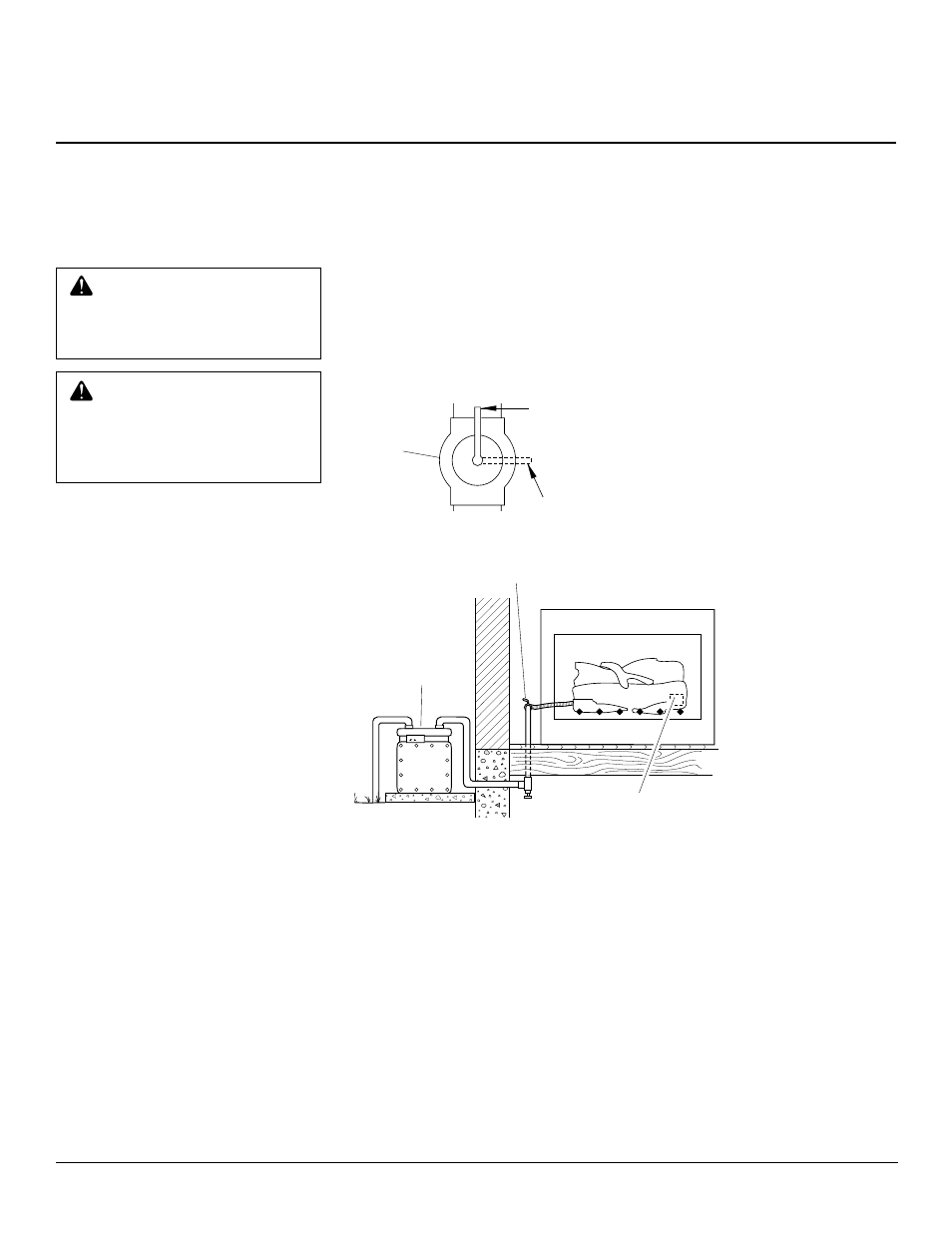 Unvented natural gas log heater desa international, Installation, Continued | Desa CFS18NRA User Manual | Page 12 / 26