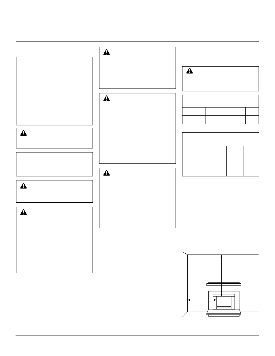 Owner’s manual, Installation | Desa CFS18NRA User Manual | Page 7 / 26