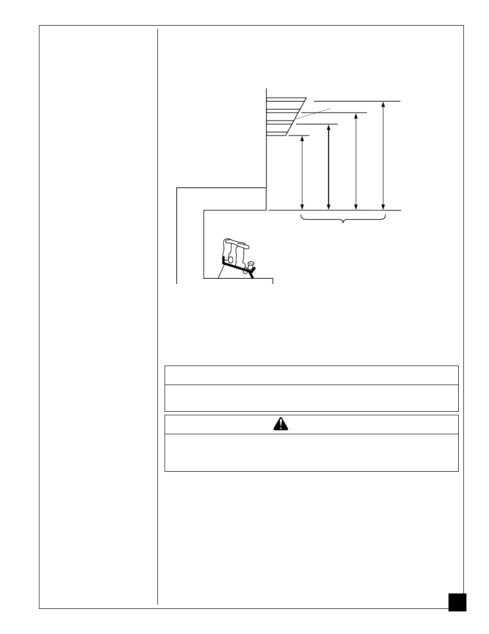 Installing, Notice, Caution | Continued | Desa FPVF33PR User Manual | Page 15 / 44