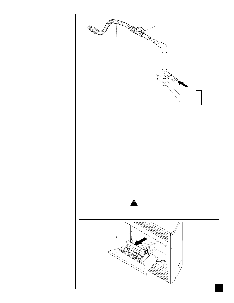 Installing, Caution | Desa FPVF33PR User Manual | Page 17 / 44