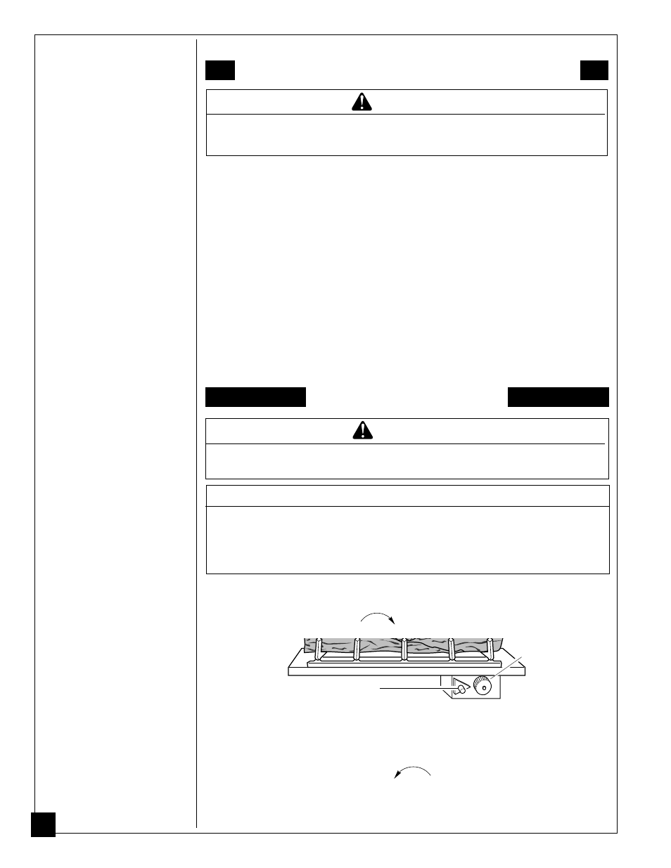 Operating fireplace, Warning, Notice | Lighting instructions, For your safety read before lighting, Thermostat- controlled models | Desa FPVF33PR User Manual | Page 22 / 44