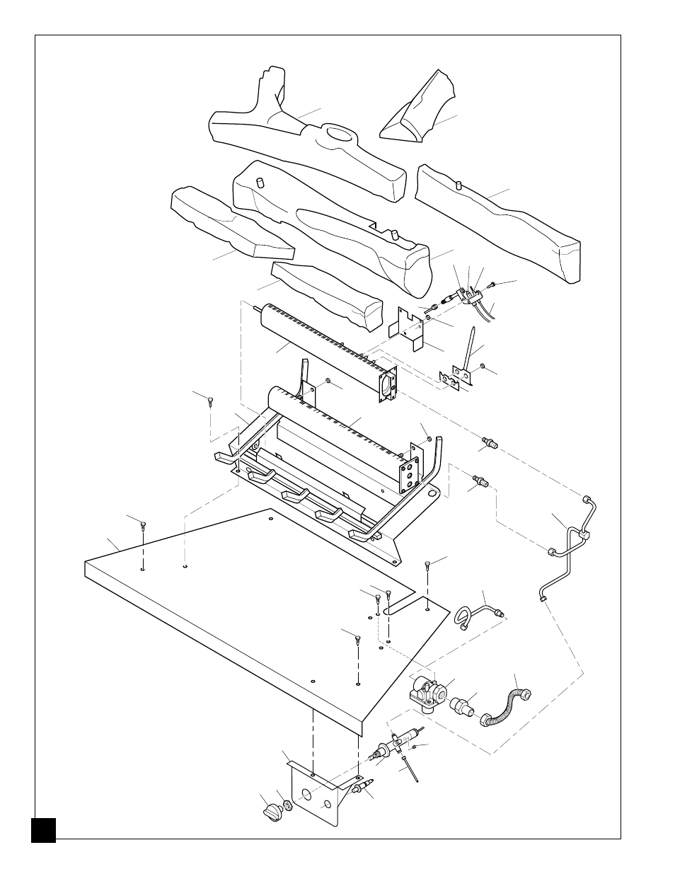 Illustrated parts breakdown, Vsgf28pv csgf28pv | Desa FPVF33PR User Manual | Page 36 / 44