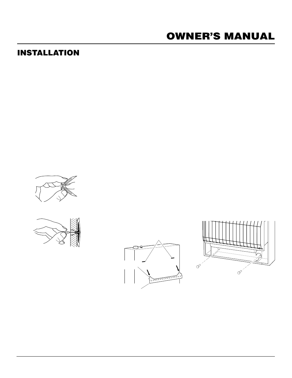 Owner’s manual, Installation, Continued | Desa VN2000BTD User Manual | Page 9 / 20