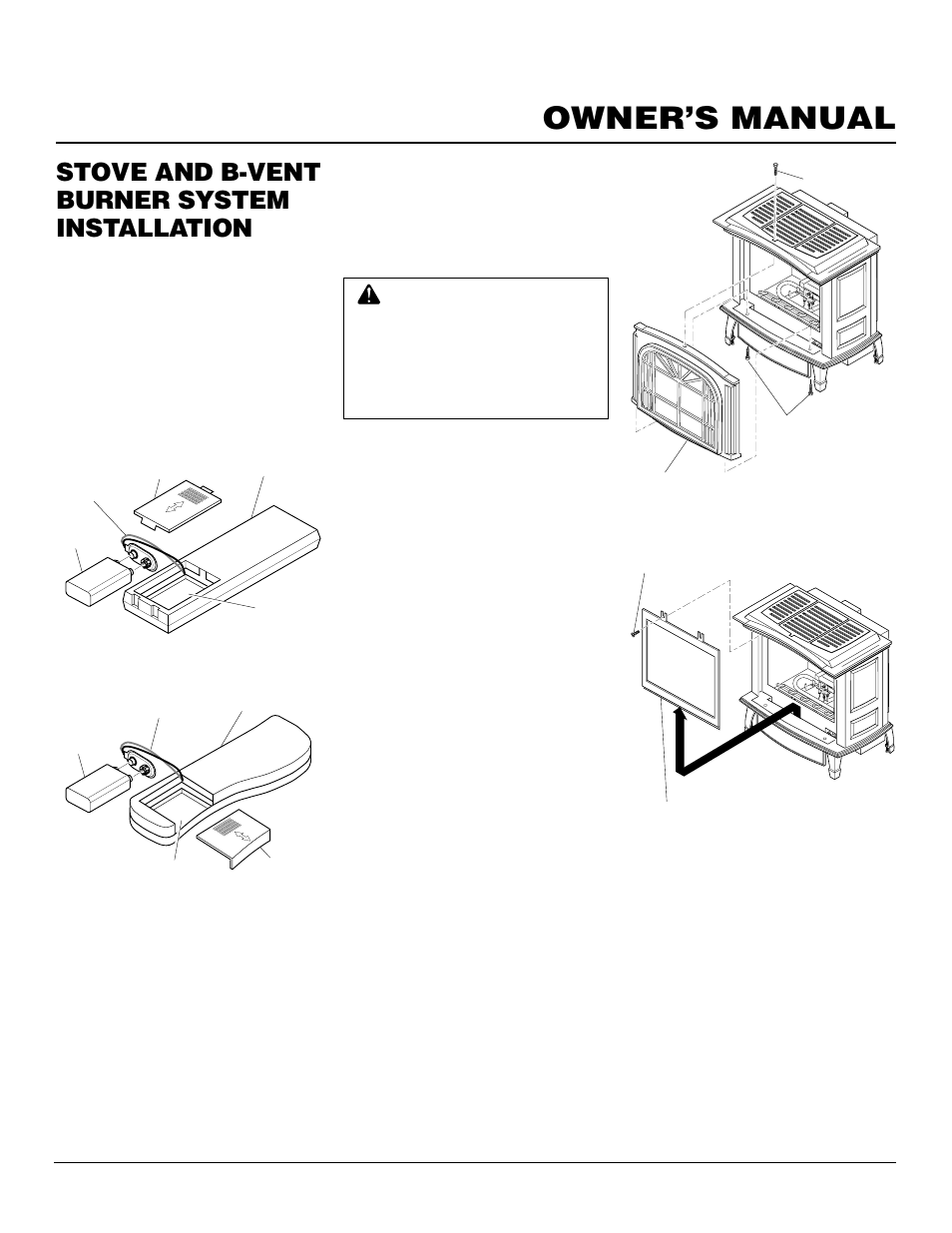 Owner’s manual, Stove and b-vent burner system installation, Continued | Desa MSRBVN User Manual | Page 17 / 32