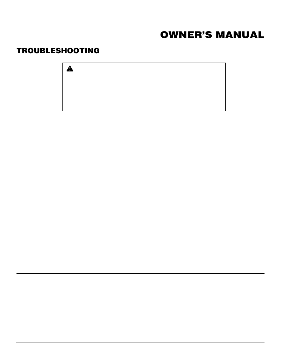 Owner’s manual, Troubleshooting, Continued | Desa LFP33NRA User Manual | Page 21 / 30