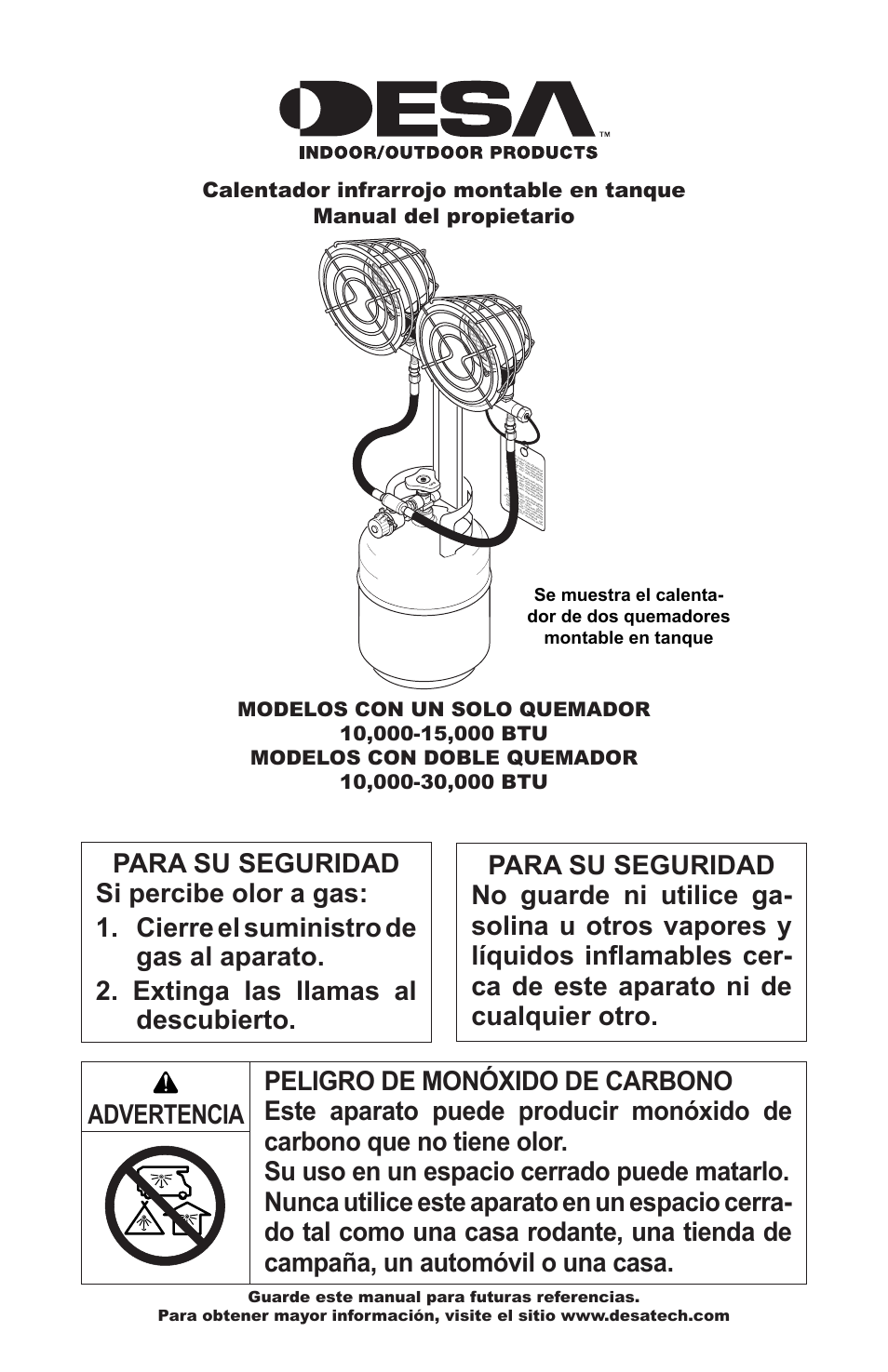 Desa 000 BTu User Manual | Page 11 / 32