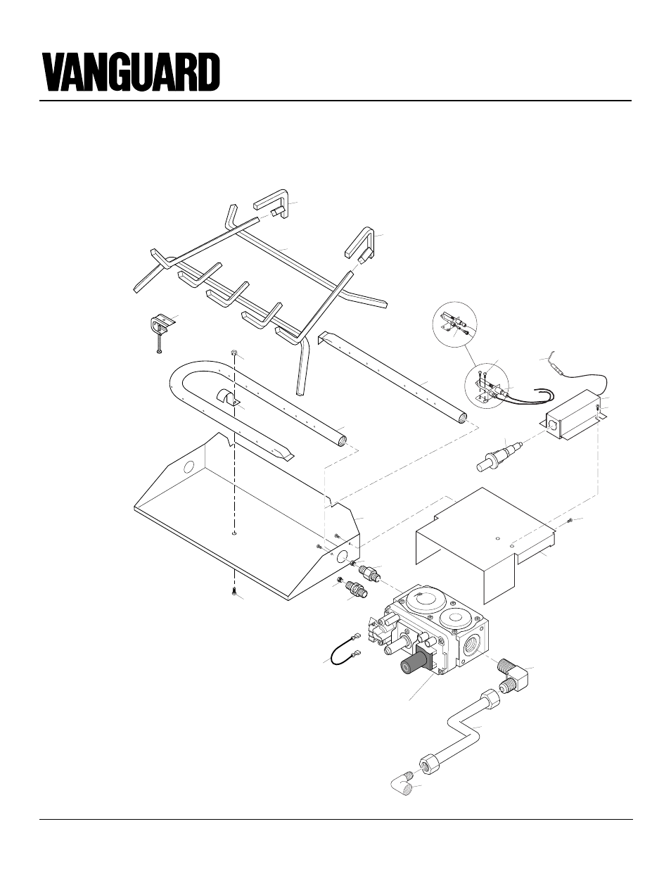 Vented gas logs, Illustrated parts breakdown | Desa VVDA24R User Manual | Page 18 / 24