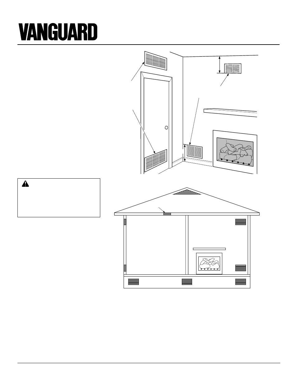 Vented gas logs, Air for combustion and ventilation | Desa VVDA24R User Manual | Page 6 / 24