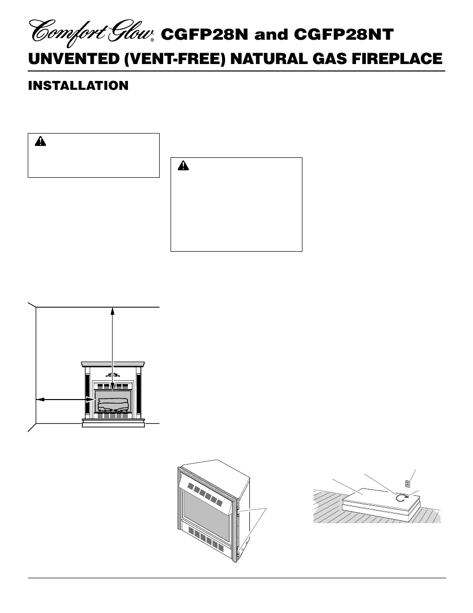 Installation | Desa CGFP28NT User Manual | Page 12 / 32