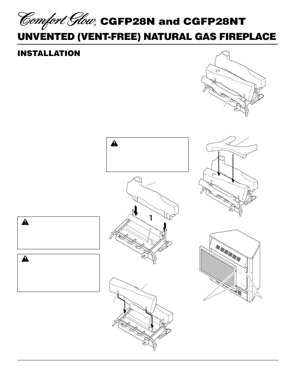 Installation | Desa CGFP28NT User Manual | Page 16 / 32