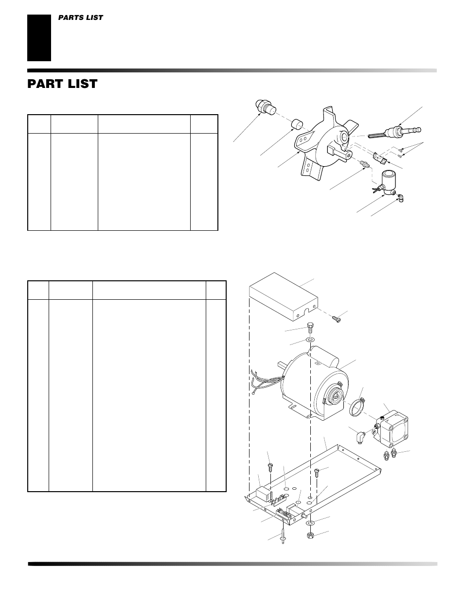 Part list | Desa CP600AK User Manual | Page 16 / 20