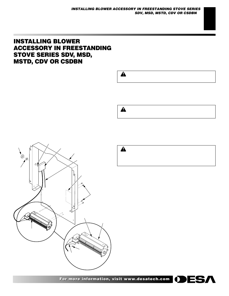 Continued | Desa Ga3750a User Manual | Page 9 / 12