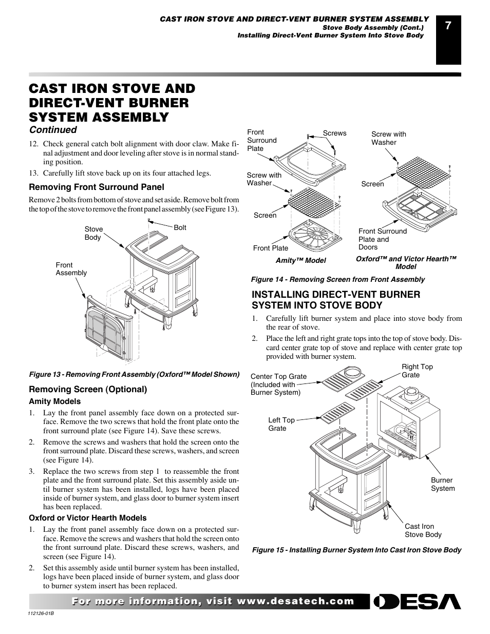 Continued | Desa AMITY SDVBND User Manual | Page 7 / 42
