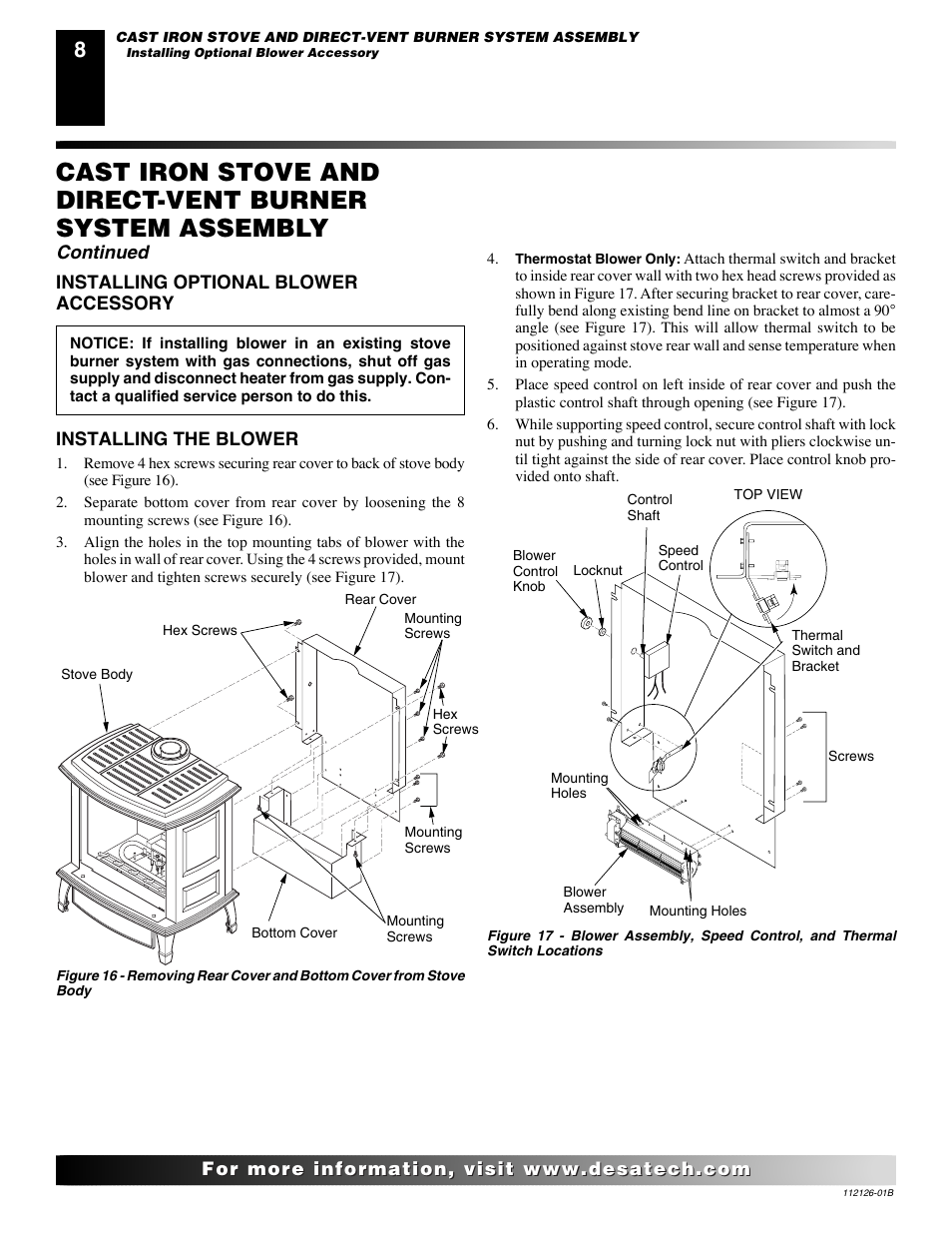 Continued | Desa AMITY SDVBND User Manual | Page 8 / 42