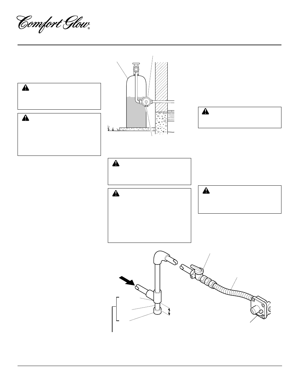 Unvented (vent-free) gas log heater, Installation | Desa CGG3630P User Manual | Page 12 / 30