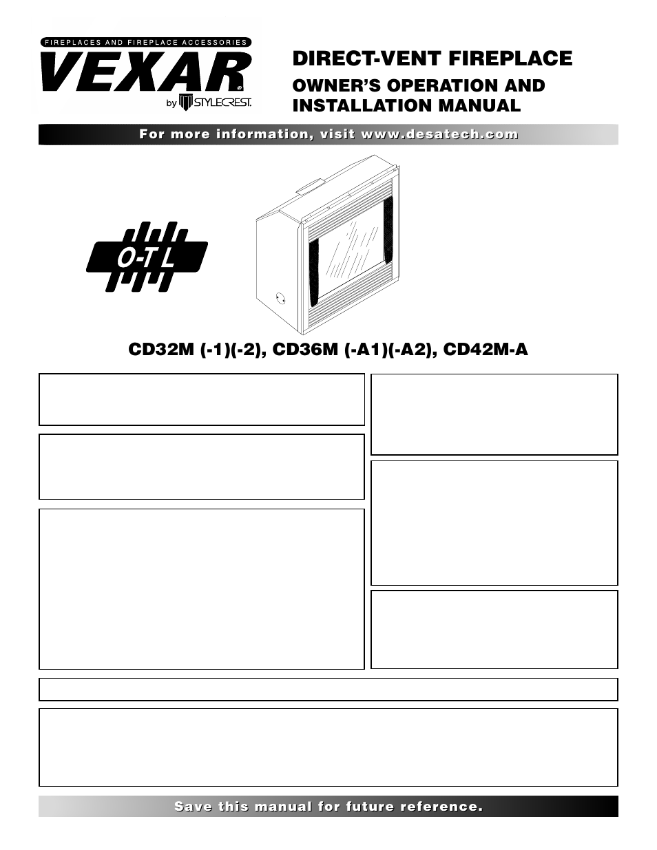 Desa CD32M User Manual | 22 pages