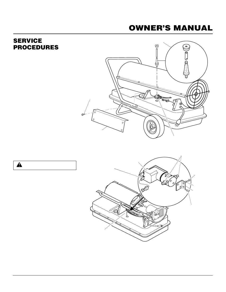 Owner’s manual, Service procedures, Continued | Desa B200 User Manual | Page 9 / 16