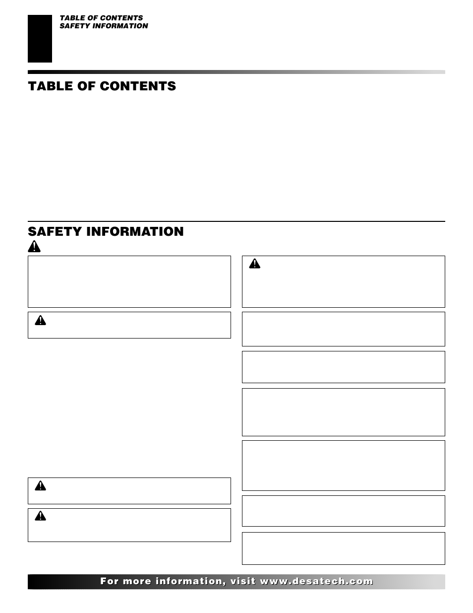 Desa FLAME-MAX Golden User Manual | Page 2 / 48