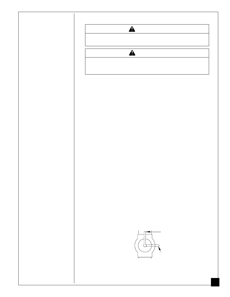 Installing heater, Warning | Desa CGR50NA User Manual | Page 13 / 44