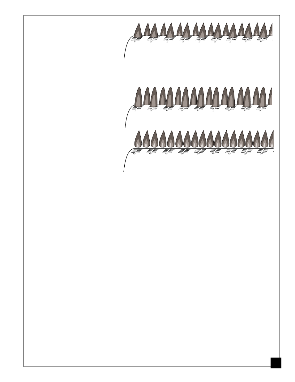 Inspecting pilot and burner flame | Desa CGR50NA User Manual | Page 25 / 44