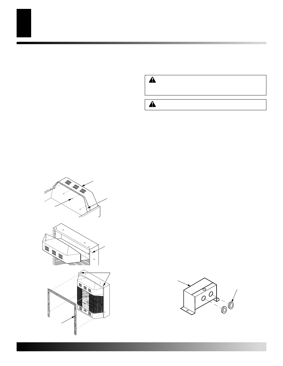 Installation, Continued | Desa CF26NR User Manual | Page 10 / 32