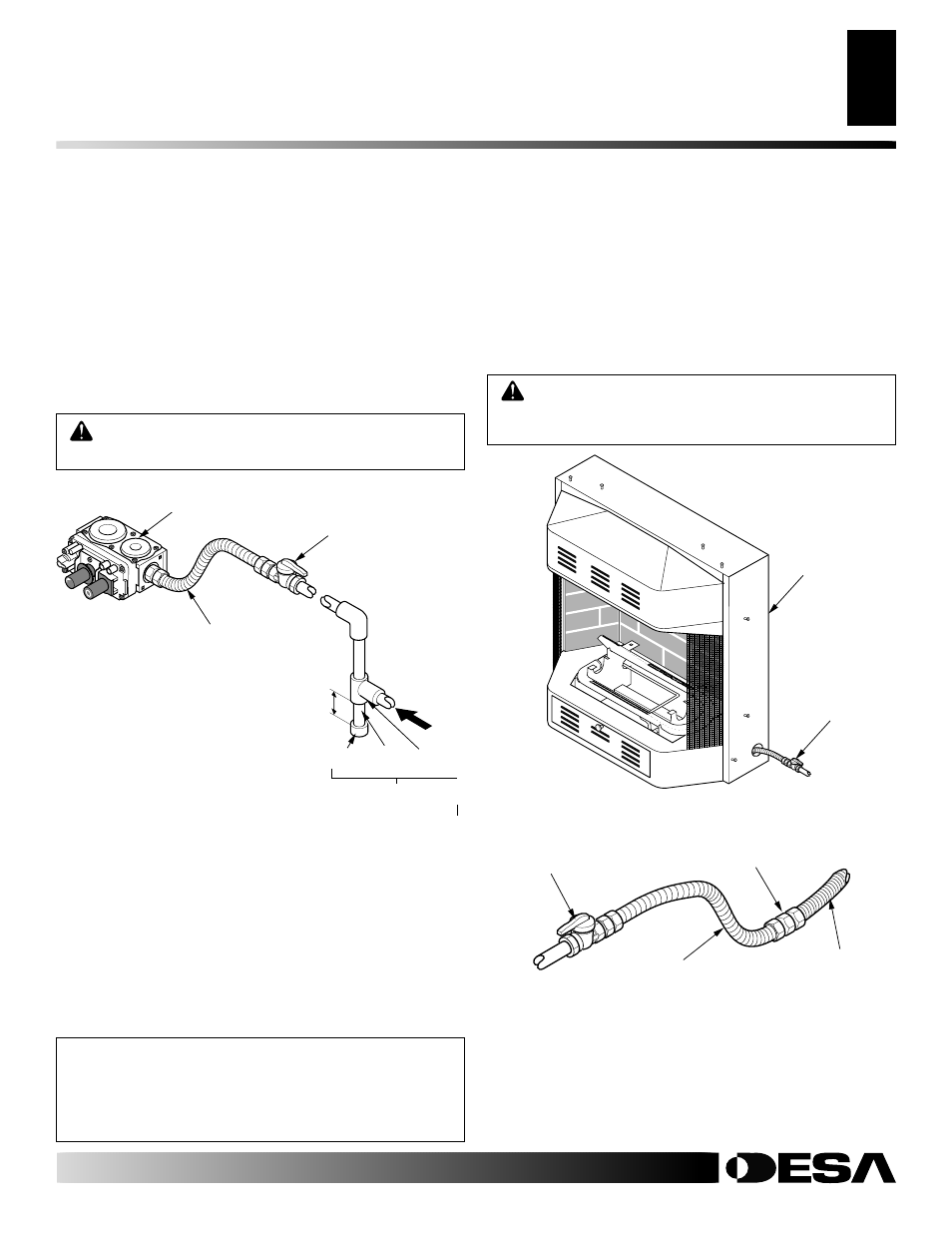 Installation, Continued | Desa CF26NR User Manual | Page 13 / 32